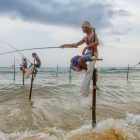 Galle, Sri Lanka’da Sırık Balıkçıları - azgezmis.com